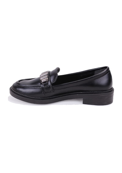 Dagoster Dza07-863702 Siyah Günlük Loafer Kadın Ayakkabı