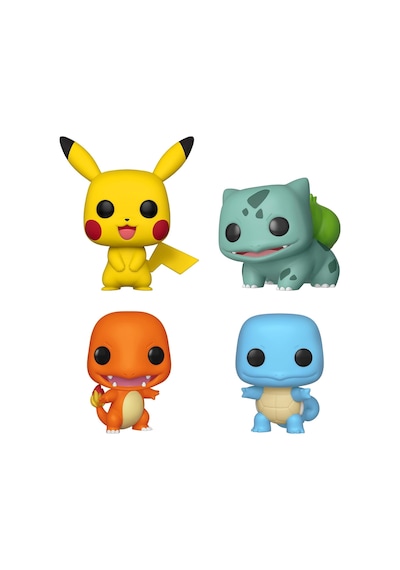 Funko Pop Pokemon: Starters 4-pack Pikachu, Bulbasaur, Charmander & Squirtle