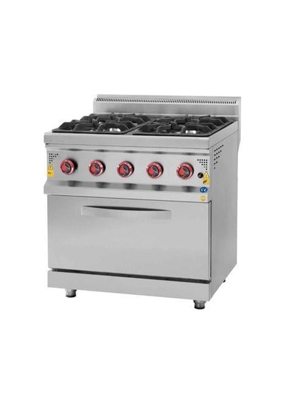 Csa Karacasan 700 Seri Doğalgazlı Dört Gözlü Kuzineli Ocak80x70x85cm