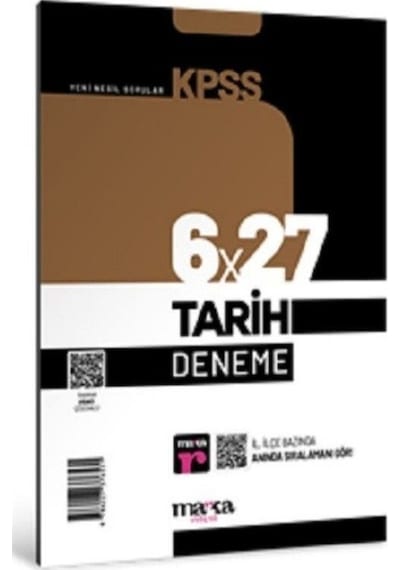 KPSS Tarih 6x27 Deneme- Marka Yayınları