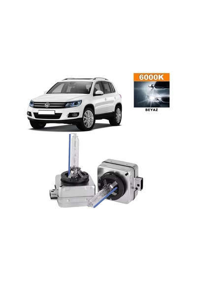 Volkswagen Tiguan 2012-2016 D3s / D3r 6000k Beyaz Hıd Xenon Ampul 2 Adet