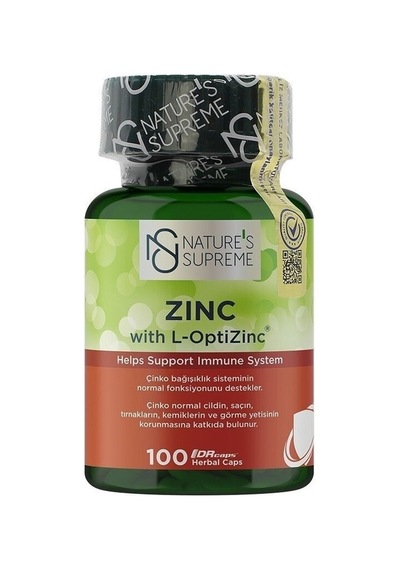 Nature's Supreme Zinc 15 Mg 100 Kapsül