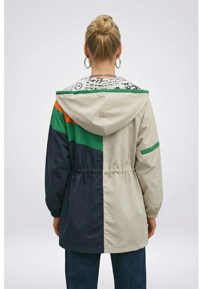 Rovebella Sign Waterproof Mont Yağmurluk Çok Renkli