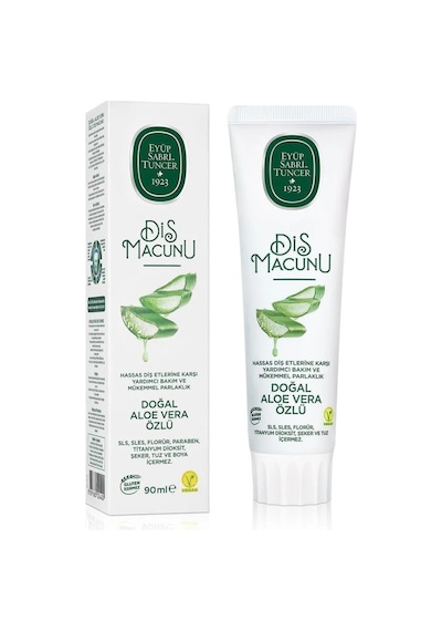 Doğal Diş Macunu 90 Gr Aloe Vera - Özel Seri 356304-00011 R2149