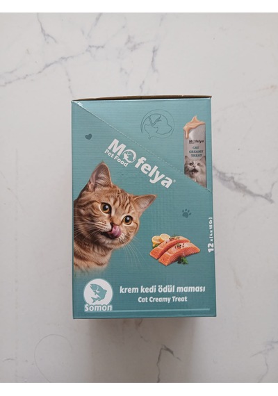 Krem Kedi Ödül Maması Somon Aromalı 12 4'lü Paket Toplam 48 Ad.