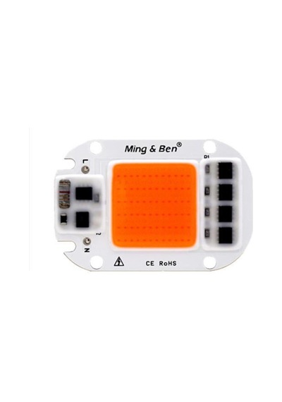 Tam  Spektrumlu Led Cob Çip Topraksız Tarım Bitki Büyütme 50W 220V