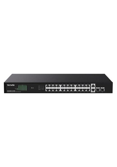 24port Teg1128p-24-410w Gıgabıt 2-sfp 410w Tam Poe Yönetilemez Swıtch