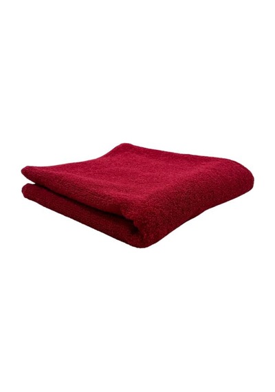 Kuaförler İçin Yüksek Emici A Kalite Baş Havlusu 90x50 Cm Kırmızı Siyah