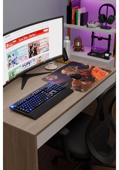 Yoimiya Genshin Impact Anime Gacha V4 - 48x40 Xl Gaming Mouse Pad Fare Altlığı