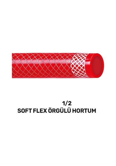 Sgs 1/2 Softlex Örgülü Hortum 20 Mt