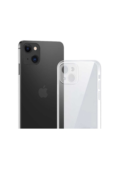 Apple Uyumlu iPhone 13 Mini Kılıf Zore Blok Kapak Renksiz