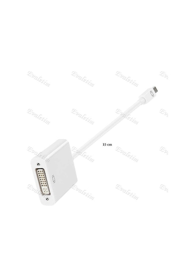 Mini Displayport To Dvi Kablosu 5014P Çevirici Dönüştürücü Displa