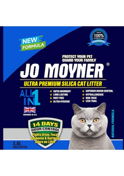 Jo Moyner Premium Silika Kristal Kedi Kumu Silica Kum 3800 ML