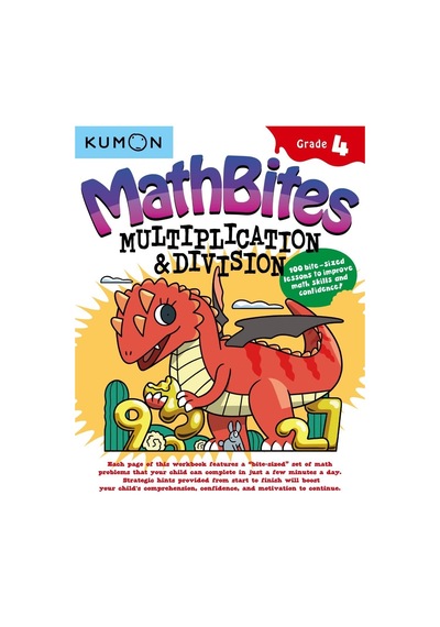 Kumon Math Bites: Grade 4 Multiplication And Division-100 Bite-si