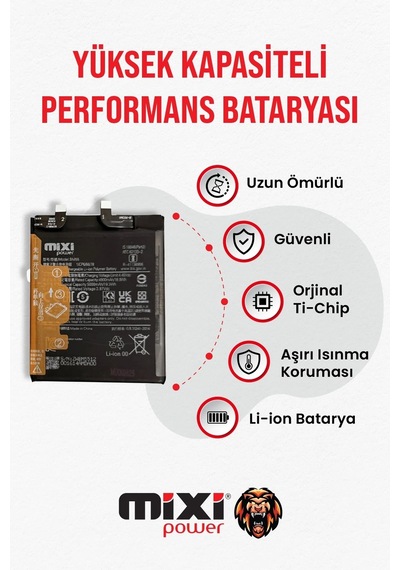 Xiaomi Mi 11 Pro / Mi 11 Ultra Uyumlu Tam Kapasite Batarya
