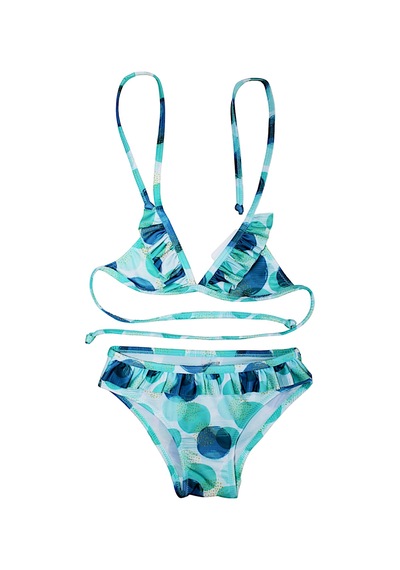 Lolliboomkids Kız Çocuk Fırfır Detaylı Üçgen Bağlamalı Yeşil Geometrik Desenli Bikini Takımı Yeşil Lolliboomkids Kız Çocuk Fırfır Detaylı Üçgen Bağlamalı Yeşil Geometrik Desenli Bikini Takımı Yeşil