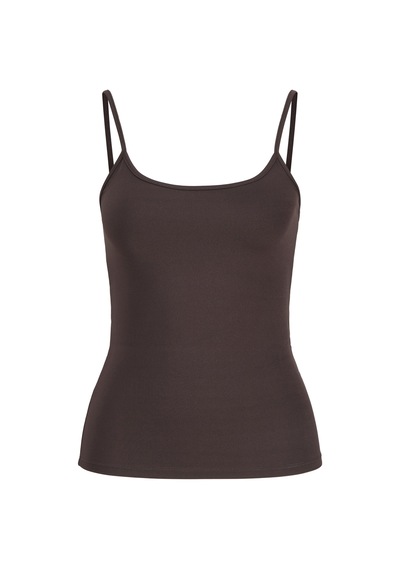 Jack & Jones Kadin U Yaka Kolsuz Üst - Sania - 12292819 Seal Brown