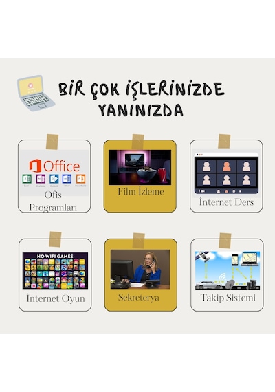 Dagmor BN2015012 003002 i3-2100 4 GB 120 GB SSD Dos Masaüstü Bilgisayar