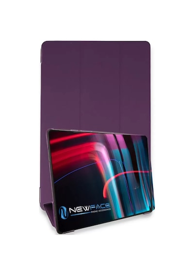 Newface Apple İpad Uyumlu  Mini 3 Kılıf Tablet Smart Kılıf - Mor Arka Kapak