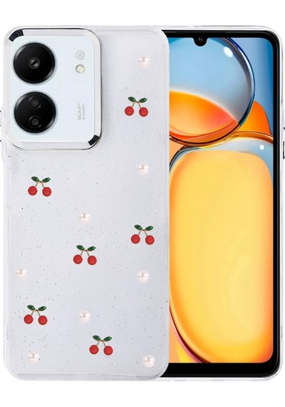 Cosmotex Newface Xiaomi Redmi 13c Fiyonk Desenli Kapak - Desen 9