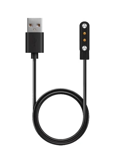 Siyah Haylou Solar Ls05 Akıllı Saat Usb Şarj Kablosu-zore