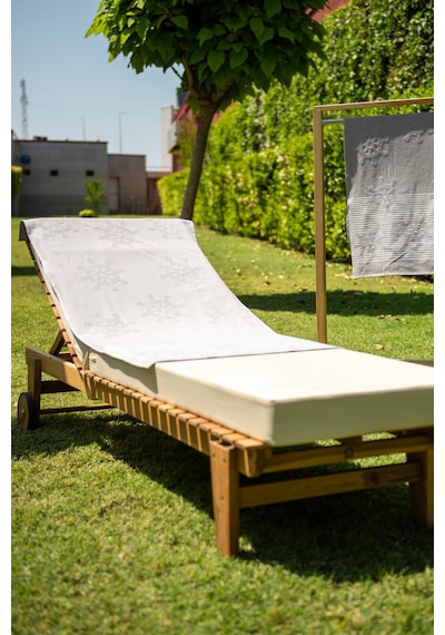 Menderes Home Cotton Collection Bukle Plaj Havlusu Çark Gri