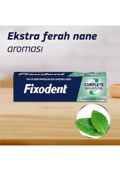 Complete Ekstra Ferah Diş Protezi Yapıştırıcı Krem 47g - 2 Adet