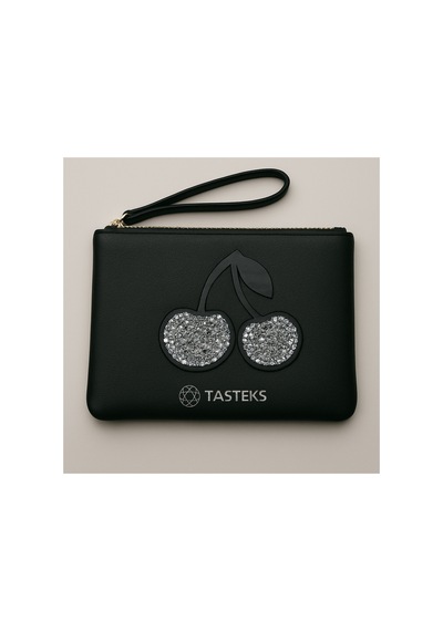 Taşlı Ütülenebilen Veya Sticker Olarak Kullanılabilen Kiraz Modeli