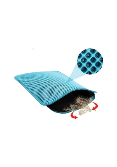 60 X 40 Cm Elekli Kedi Kumu Paspası 2li