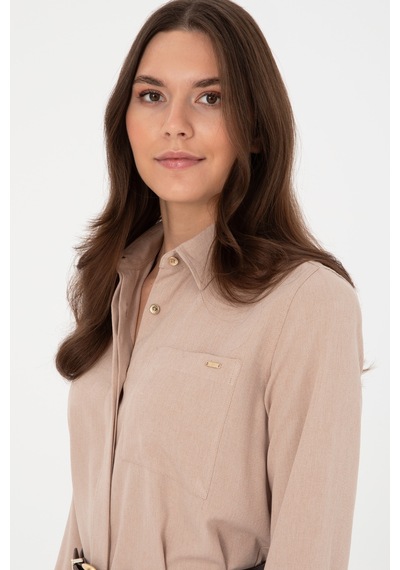 U.s. Polo Assn.  Kadın Camel Elbise Dokuma 50317615-vr015