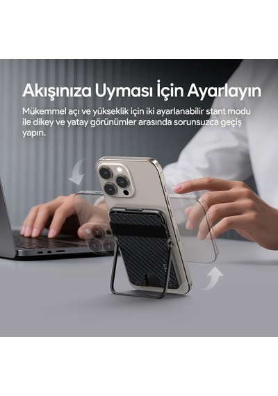 Ulanzi Ml25 V2 Maglock Manyetik Kartlık Telefon Standı 4 Kart Kapasiteli - M095a