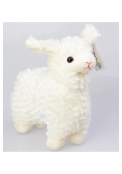 Kuzu Peluş Oyuncak 30 Cm Beyaz