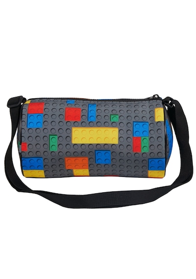 20374-2607 Silindir Çapraz Çanta - Renkli Lego Yapım Parçası