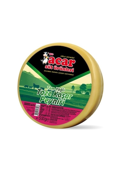 Acar Süt Ürünleri Tam Yağlı Taze Kaşar 500 G
