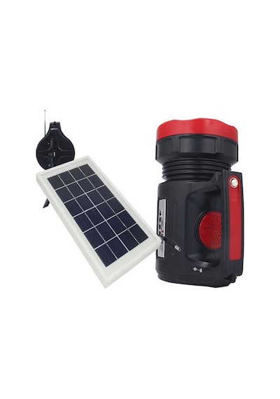 Everton Rt-906 3 Lambalı Solar Şarjlı Fener Usb-Sd-Fm