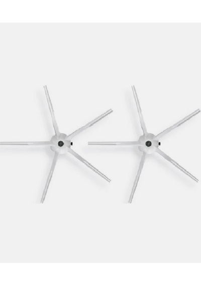 Roborock S5, S6, S7, Q7, Q7 Max Serisiyle Uyumlu Slikon Yan Fırça 2 Adet 1 Pack