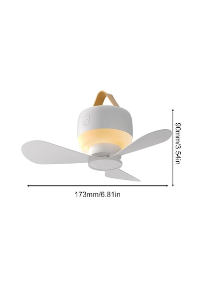 Ezere Aerosnap Led Kamp Tavan Fanı Ve Taşınabilir Şarjlı Tavan Vantilatörü