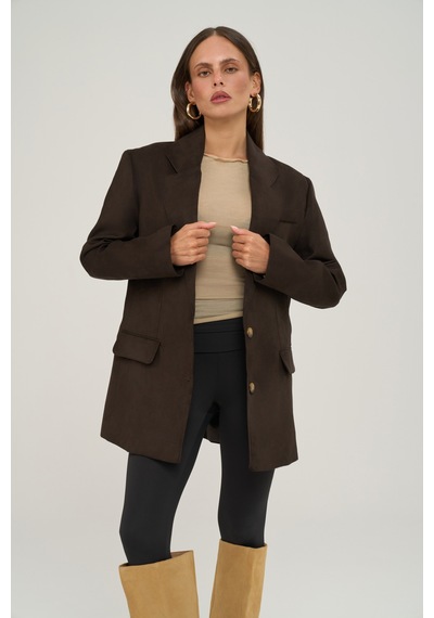 Mai Collection Arslev Acı Kahve Blazer Ceket