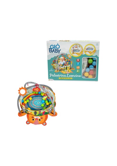 Toys Komik Aktivite Jimnastik Topu Sevimli Aslan 3'ü 1 Arada Aktivite ve Oyun Halısı 506