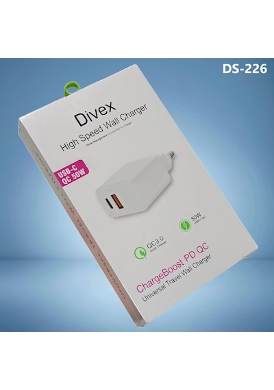 Type-c + Usb 50w Yüksek Hızlı Şarj Adaptörü Ds-226