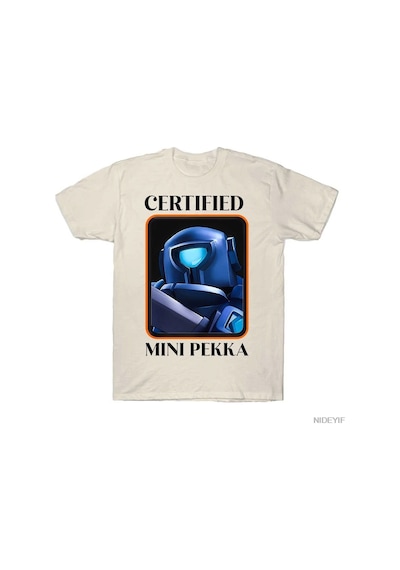 Tarzsokak Sertifikalı Mini Pekka Çocuk Clash Royale T-shirt Erkek Kadın % 100% Pamuklu Tişörtler Kısa K Bej Tarzsokak Sertifikalı Mini Pekka Çocuk Clash Royale T-shirt Erkek Kadın % 100% Pamuklu Tişörtler Kısa K Bej