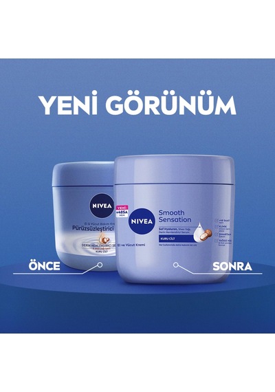Nıvea Nemlendirici El Ve Vücut Bakım Kremi Pürüzsüzleştirici 400 Tek