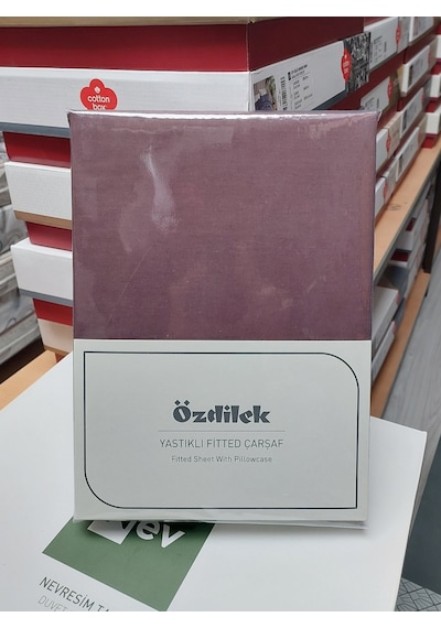 Özdilek Colourist Fitted Lastikli Tek Kişilik Battal Çarşaf Seti 120x200 -mürdüm Mürdüm