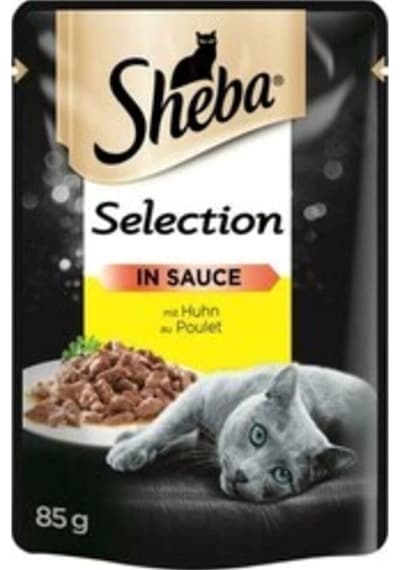 Sheba Pouch Tavuklu Konserve Kedi Maması 85 Gr 12 Adet
