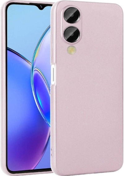 Vivo Y17s Kılıf Zore Premier Silikon Kapak Rose Gold