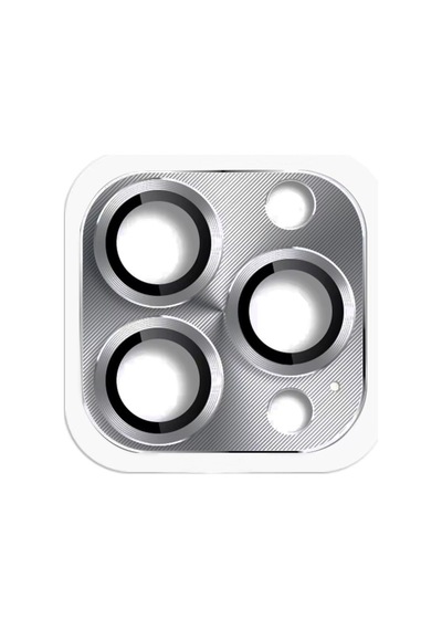 Apple iPhone Uyumlu 16 Pro Max Pers Alüminyum Kamera Lens - Gri