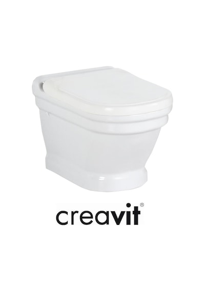 Creavit Asma Klozet ve Yavaş Kapanır Kapak Antik