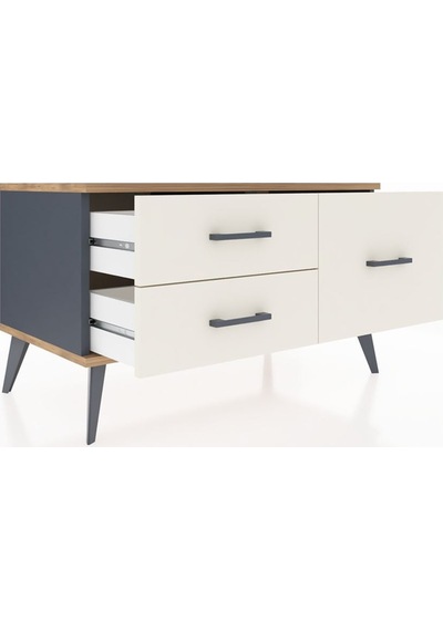 Hyperion Şifonyer 3 Raflı 88x44x48 Antrasit-çam/aytaşı Çam/aytaşı Hyperion Şifonyer 3 Raflı 88x44x48 Antrasit-çam/aytaşı Çam/aytaşı