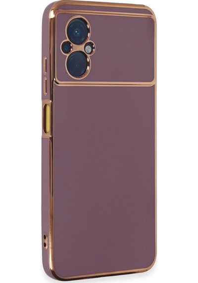 Xiaomi Poco M5 Uyumlu Kılıf Volet Silikon - Mor
