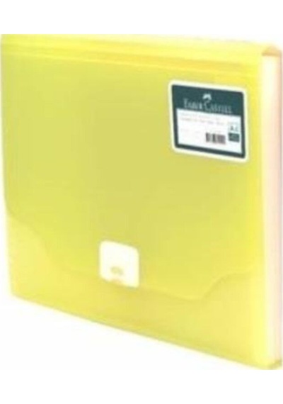 Faber-castell Körüklü 13 Bölmeli Dosya Neon Renk Sarı Diğer